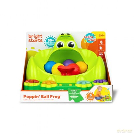 Bright Starts - Poppin' Ball Frog Ball Play Toy - (BS-17159)