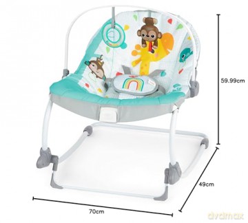 Bright Starts - Rocker, Wild Vibesâ˘, Safari Blast - (BS-13031)