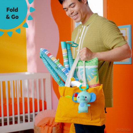 Bright Starts - Wild Wiggles FoldAway Activity Gym - (BS-16814)