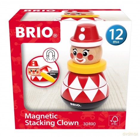 BRIO - Magnetic Stacking Clown (30490)