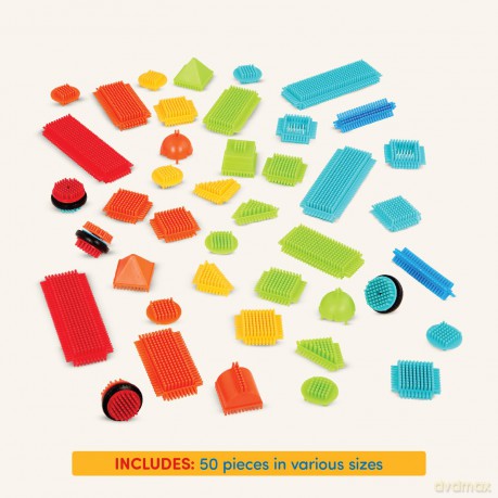 Bristle Blocks - 50 pcs in bucket - (703068)