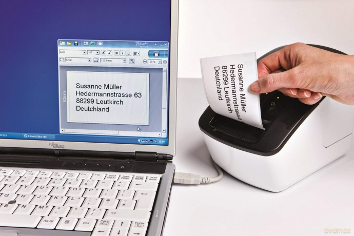 Brother - QL-700 Label Printer - USB - up to 62 mm labels - 93 labels/min