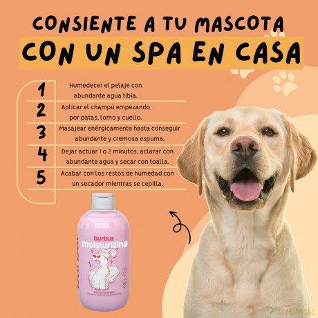 BURBUR - Vegan Dog Shampoo moisturizing - 400 ml