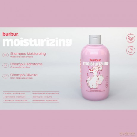 BURBUR - Vegan Dog Shampoo moisturizing - 400 ml