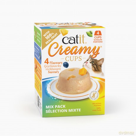 Catit - Creamy Cups Mousse Mix Pack - 4x25g