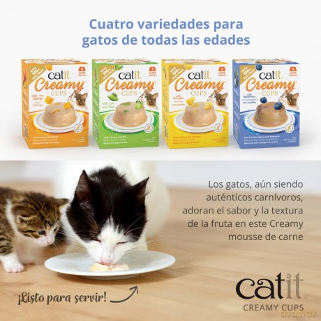 Catit - Creamy Cups Mousse Mix Pack - 4x25g