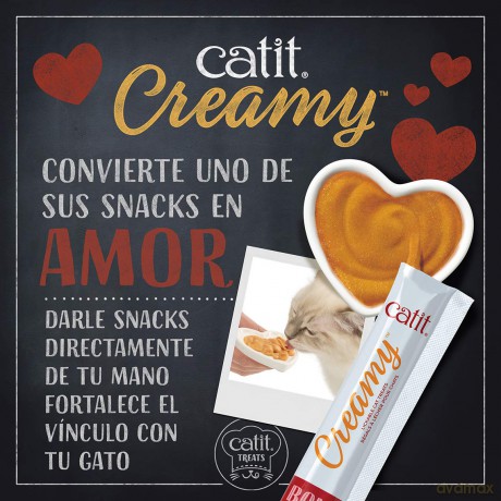 Catit - Creamy Premium Treat for Cats - Chicken - 4x10g