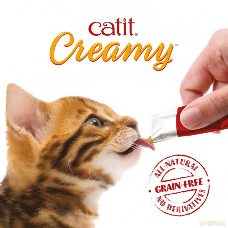 Catit - Creamy Premium Treat for Cats - Tuna - 15x10g