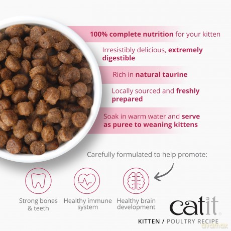 Catit - Premium Dry Food for Kittens - Chicken - 2 kg