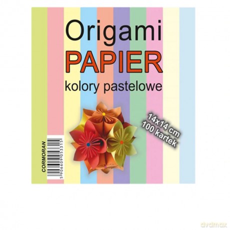 Origami 14 X 14 Cm Kolory Pastelowe [SZKOŁA]