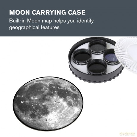 Celestron - Moon Filter Set 1,25 Zestaw filtrów księżycowych Celestron 94315