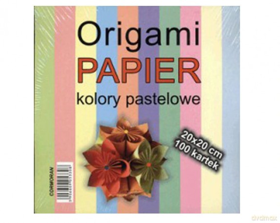 Origami 20 X 20 Cm Kolory Pastelowe [SZKOŁA]