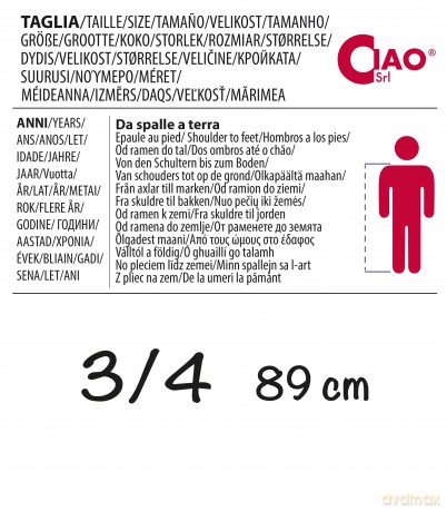 Ciao - Witch costume - 3-4 years