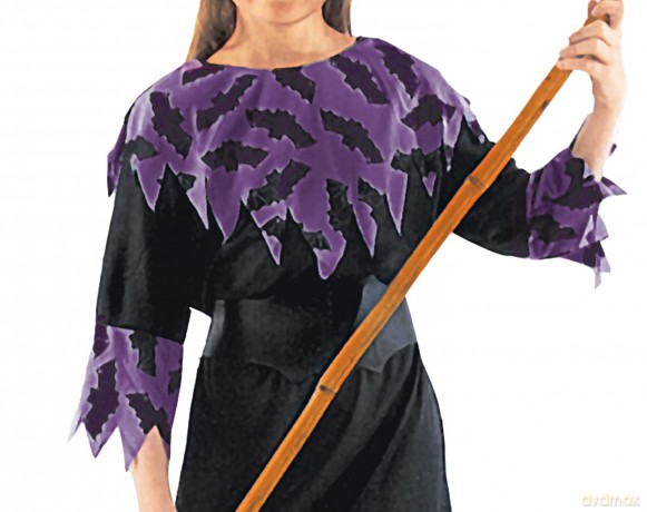 Ciao - Witch costume with belt - 7-9 years
