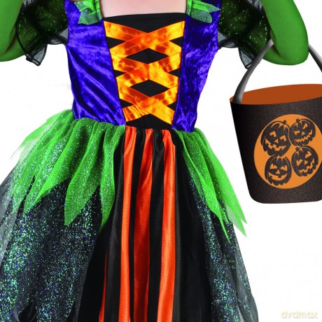 Ciao - Witch costume with hat - 3-4 years