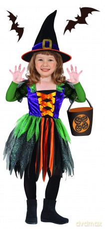 Ciao - Witch costume with hat - 4-6 years