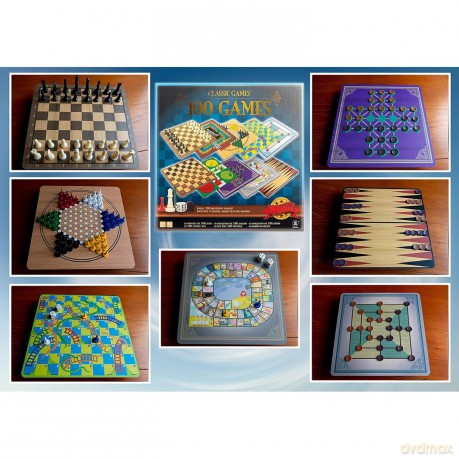 Gra planszowa Classic Games - 100 Game Set (ST020)