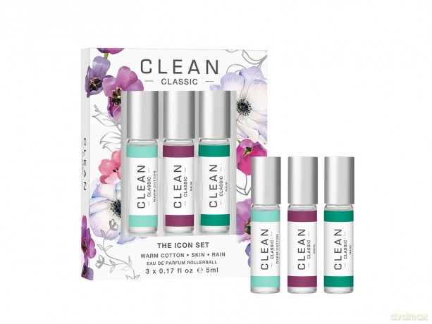Clean - Classic Layering 3-Pack Rollerball Gift Box