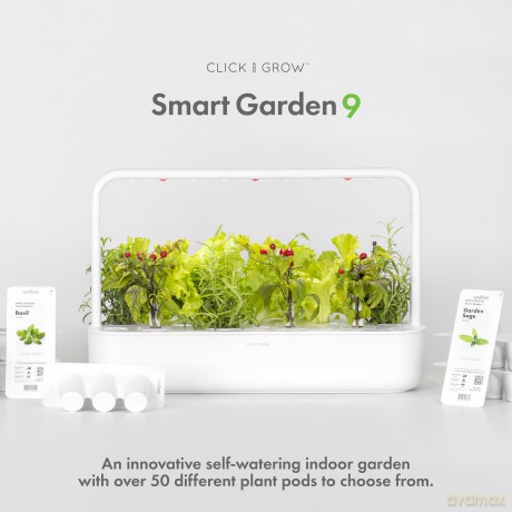 Click and Grow - Smart Garden 9 Starter kit (Color: Dark Gray) (SG9S8UNI)