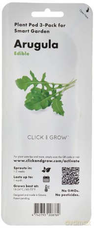 Click and Grow - Smart Garden Refill 3-pack - Arugula/Rocket (SGR19X3)