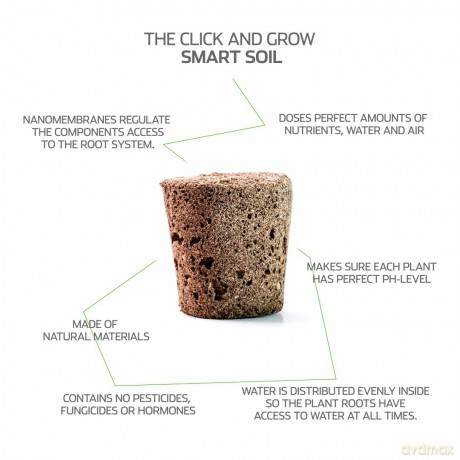 Click and Grow -- Smart Garden Refill 3-pack Yellow Chili Pepper
