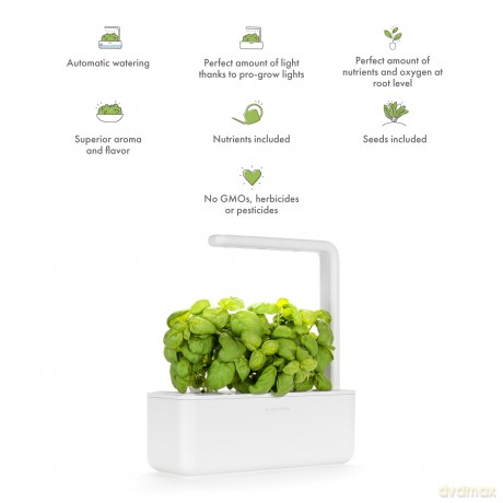 Click and Grow- Smart Garden 3 Start kit (Color: White) (SGS1UNI)
