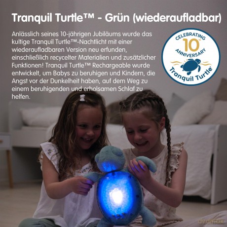 Cloud B - Tranquil Turtle - Green rechargeable