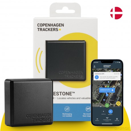 Copenhagen Trackers - Cobblestone GPS Tracker (100% free to use, no subscription)