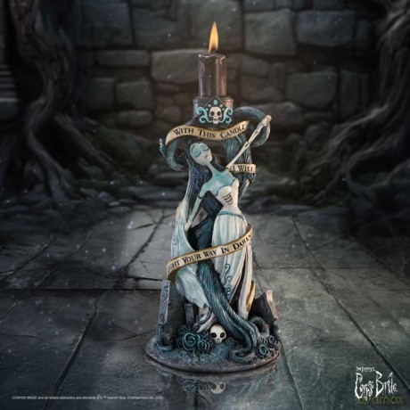 Corpse Bride With This Candle Vow Candle Holder [FIGURKA]