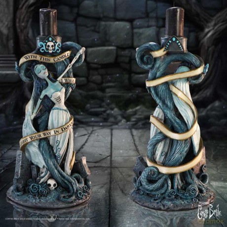 Corpse Bride With This Candle Vow Candle Holder [FIGURKA]