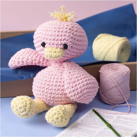 Craft Kit Amigurumi - Hippo - blue - light blue (977866)