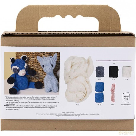 Craft Kit Amigurumi - Honeybee - pastel colours (977874)