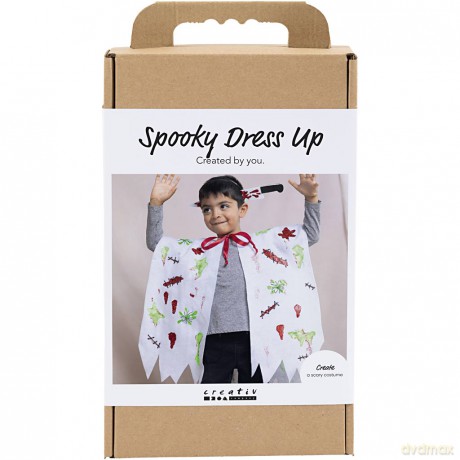 Craft Kit Spooky Costume - Cape and headband - assorted colours (977856)