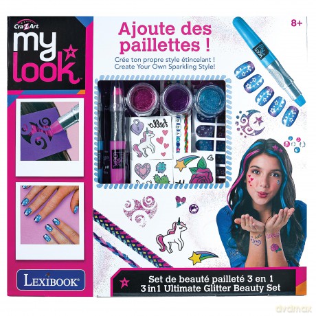 Cra-Z-Art - 3in1 Ultimate Glitter Beauty Set (CRSS18)