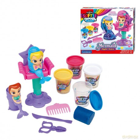 Cra-Z-Art - Softee Dough Sparkling Mermaid Styling Salon (CRDOUGH12)