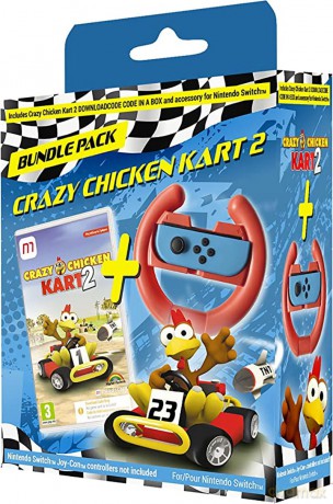 Crazy Chicken Kart 2 - Bundle (Code in Box) [GRA SWITCH]