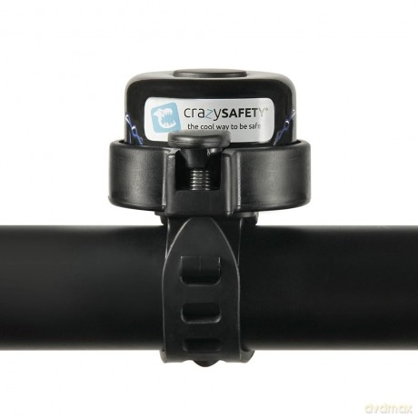 Crazy Safety - Black Dragon Bicycle Bell for Kids - Unisize (CS220304)