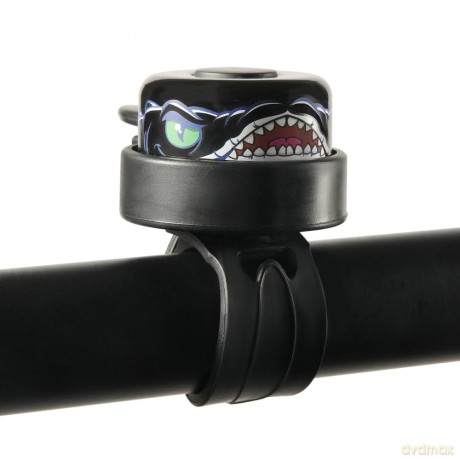 Crazy Safety - Black Dragon Bicycle Bell for Kids - Unisize (CS220304)