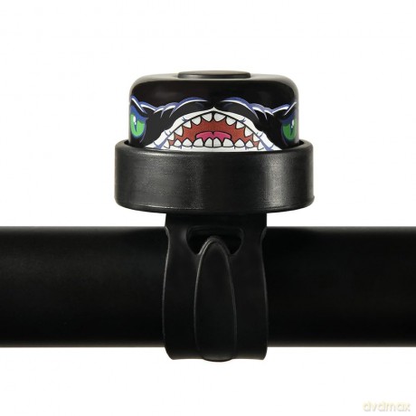 Crazy Safety - Black Dragon Bicycle Bell for Kids - Unisize (CS220304)