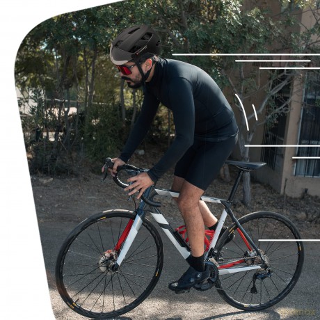 Crazy Safety - Oak Bicycle Helmet - Black (55cm to 61cm) (CS210304)