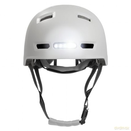 Crazy Safety - Urban Bicycle and Skater Helmet - Matt White - L (57-61cm) (CS240201)