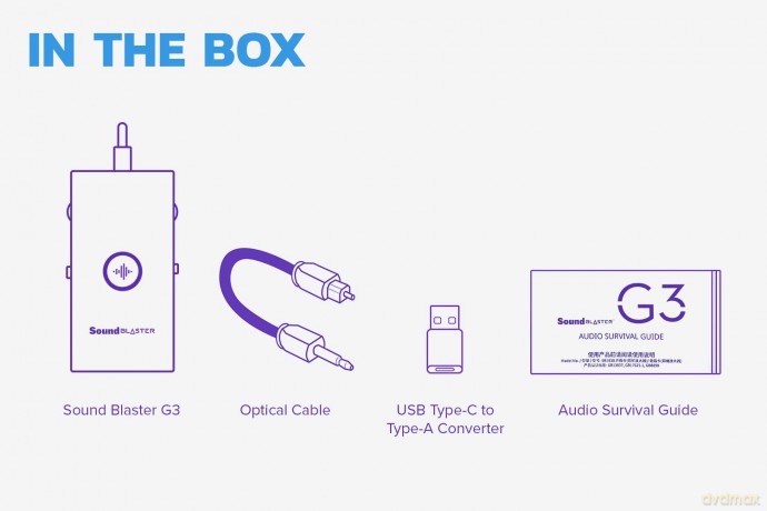 Creative - Sound Blaster G3 Portable USB Gaming DAC
