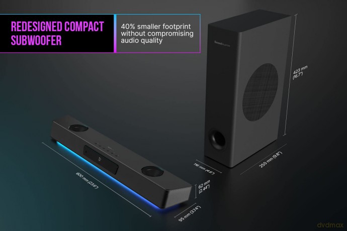 Creative - Sound Blaster Katana V2X Super X-Fi Gaming Soundbar and Sub