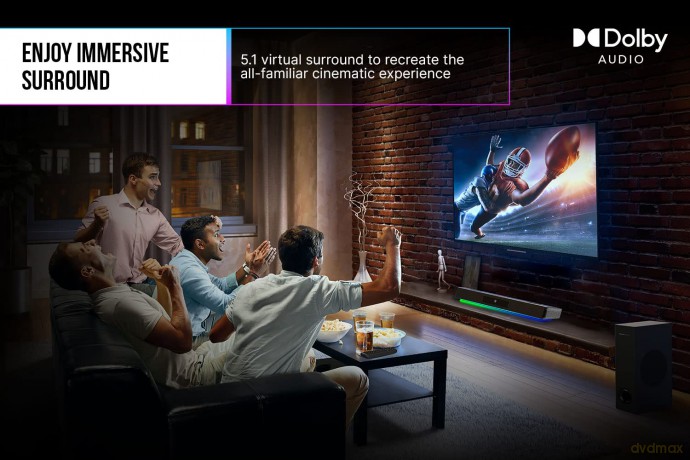 Creative - Sound Blaster Katana V2X Super X-Fi Gaming Soundbar and Sub