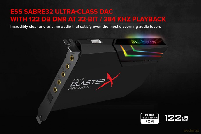 Creative - Sound BlasterX AE-5 Plus Black