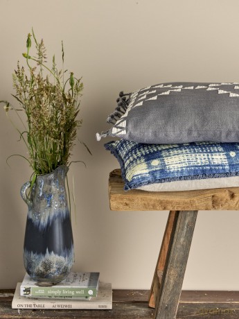 Creative Collection - Fillippa Cushion - Blue - Cotton