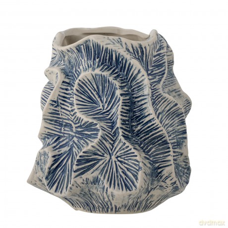 Creative Collection - Guxi Vase H19.5 cm - Blue Stoneware