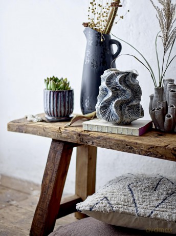 Creative Collection - Guxi Vase H19.5 cm - Blue Stoneware