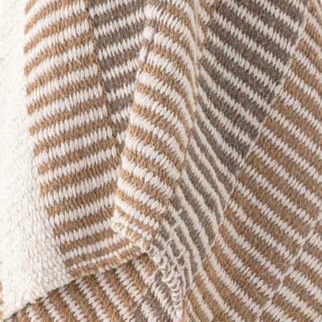 Creative Collection - Isnel Recycled Cotton Throw 160x130 cm - Nature