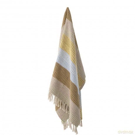 Creative Collection - Isnel Recycled Cotton Throw 160x130 cm - Yellow
